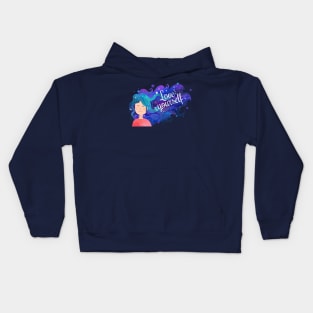 LOVE YOURSELG DESIGN Kids Hoodie